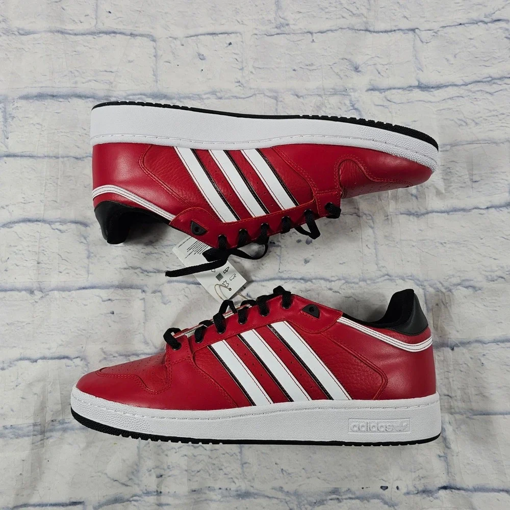 Adidas Centennial RM NCAA Mens 15 Red NC State Wolfpack Leather Sneakers ID0124